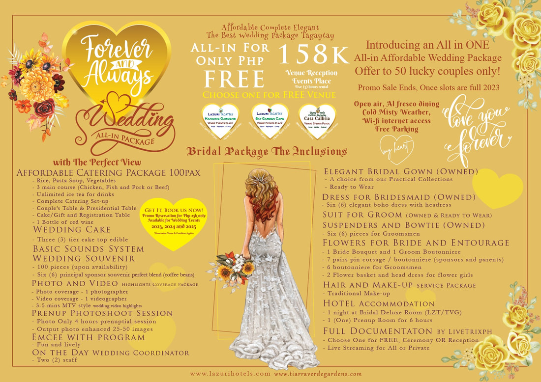 forever and always wedding package